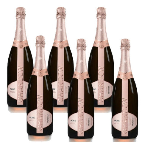 Chandon Demi Sec Rosé Sparkling Wine 375ml Box of 12 - Enotek 0