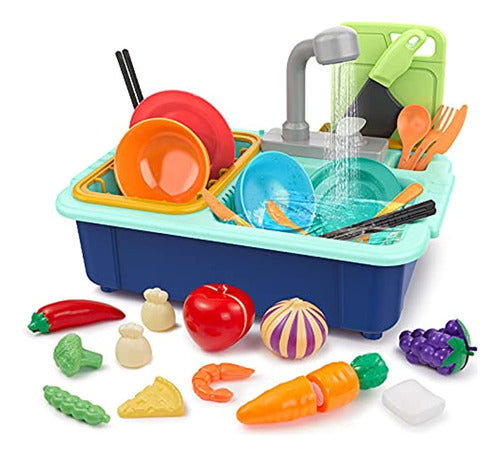 Geyiie Kitchen Sink Toys, Play Sink for Kids 0