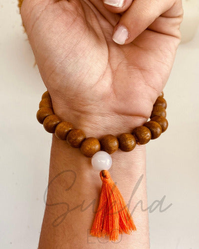 Sukha Eco Japa Mala Hindu Prayer Bracelet for Yoga and Meditation 1