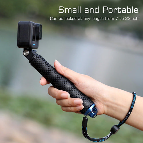 Gepuly Waterproof Aluminum Selfie Stick Extends Up to 58cm 3