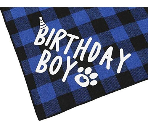 Jpb Perro Cumpleaños Niño Bandana 3