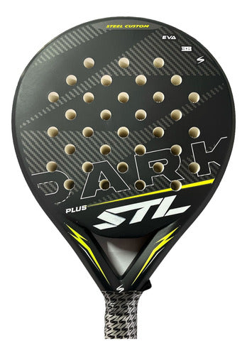 Steel Custom Paleta Padel Dark Eva Foam 2019 Ataque Olivos 0