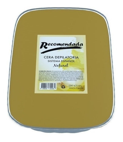 Arcametal Honey Wax Warmer 850g + Depilatory Wax + Spatula Kit 1