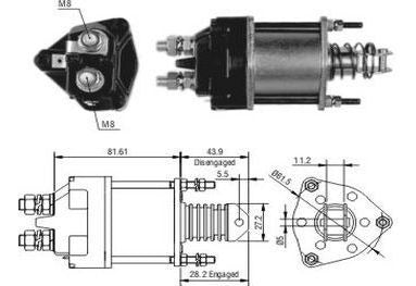 Solenoide Marelli Fiat 128/125/128/600 12v 0