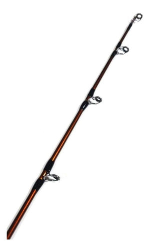 Gamma Brown River Fishing Rod 15/30 Lbs 2.1m 1 Section, Graphite, With Trigger 0