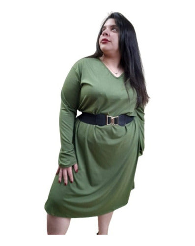 Memo Comfortable Dress, Over 2 Meters in Contour Special Sizes 0