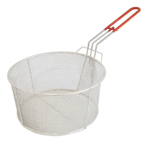Collapsible Wire Number 24 Fryer Basket - Tinned Wire 0