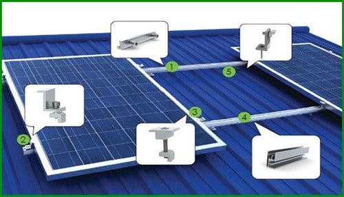 Estructura Para Paneles Fotovoltaicos En Aluminio Anodizado 1