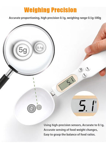 Merkurio Digital Spoon Scale - Electronic Measuring Spoon with LCD 1