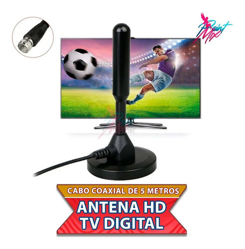 Antena Digital Hdtv Ultra Resistente Alta Resolução 3