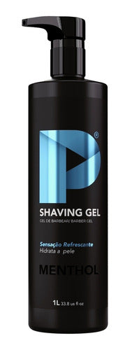 Shaving Gel De Barbear Play Menthol 1kg Pezinho Fardo 2 Unid 1