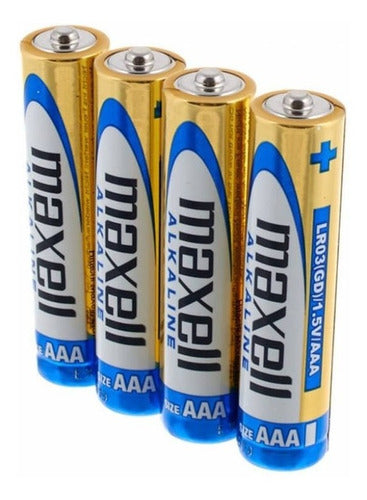 Maxell AAA Alkaline Batteries Pack of 4 Units 1