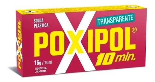 Poxipol Adhesivo Soldadura Plastica 10' 14ml | Transp/gris 0