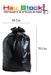 Make Black Trash Bags 50x70 Roll of 25u Wholesaler 350u 1