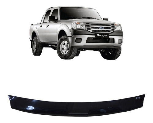 Oriyinall Deflector Capot Ford Ranger 2010 to 2012 Black Smoke Short 0