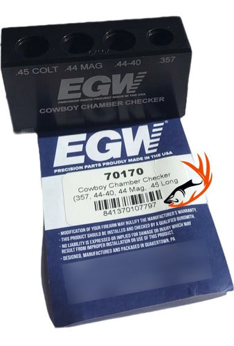 EGW Chamber Checker 357-44/40-44MAG-45LC 4-Hole 0