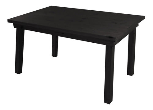 Sajo Modern Solid Wood Dining Table with Straight Legs 180x80 0