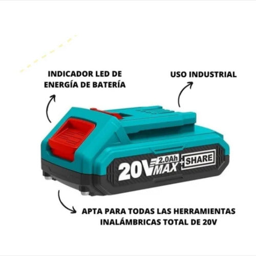 Total Lithium Battery 20V 2.0Ah 2