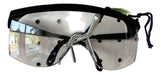 PINAU Eco Black Safety Glasses (Anti-Fog) - Enveloping Design 4