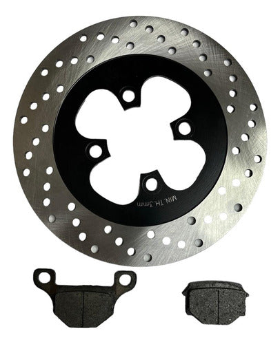 PMoto/Bosch Rear Brake Disc Motomel Skua 250 with Bosch Pads 0