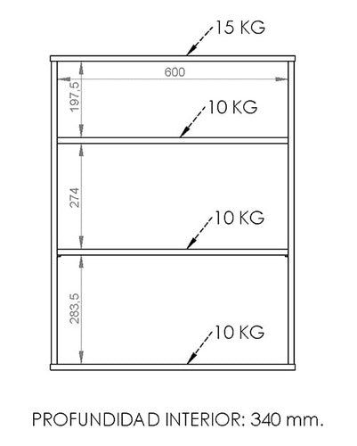 Modern Microwave Stand with Doors and Adjustable Shelves 7