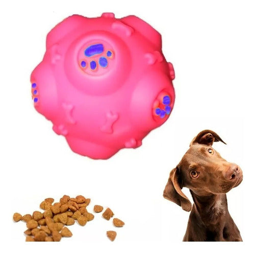 Dog Treat Dispensing Toy Ball With Sound 8 cm 11