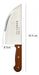 Yang Kitchen Axe Knife Stainless Steel Wooden Handle 32.5cm 1