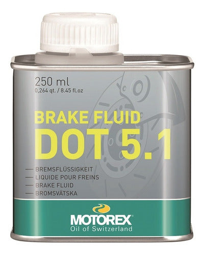 Motorex Liquido De Freno Dot 5.1 Bici Moto 250 Ml 0