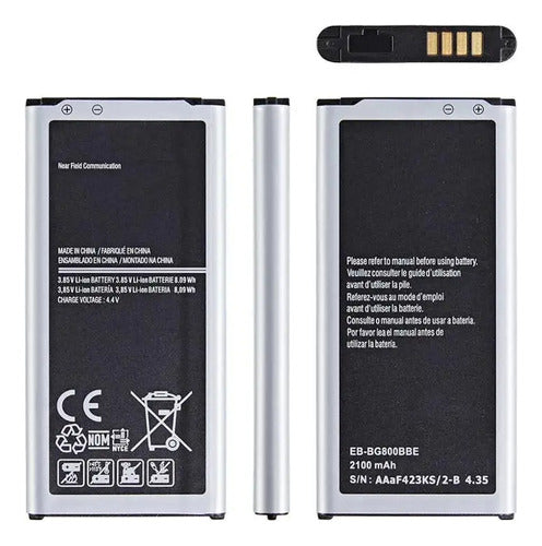 Bateria Eb-bg800bbe Para Samsung Galaxy S5 Mini G800 Garanti 0