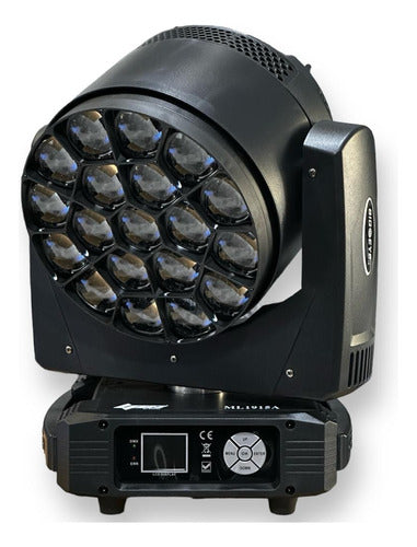 Cabeza Móvil Led Profesional 19x15w Rgbw Con Zoom, Weinas Ml 0