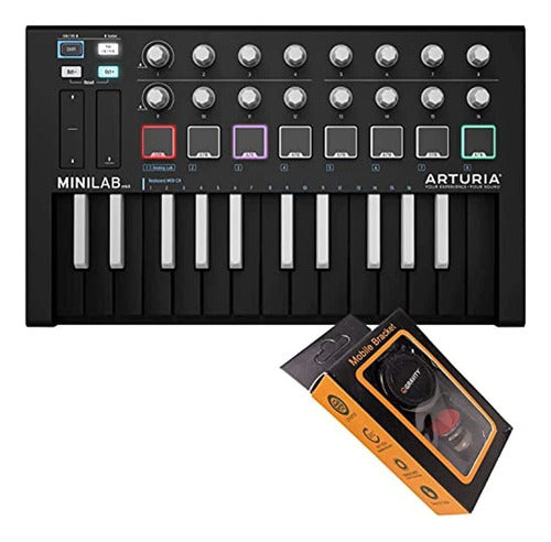 Arturia Minilab Mkii Mini Hybrid Keyboard Controller Black E 0