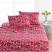 Marimekko Unikko Twin Extra Large Bedding Set Red 0