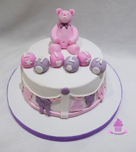 Mesa Dulce Baby Shower 30 Pers - Primer Año Torta Cupcakes 1