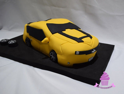 SS GOURMET Torta Auto Camaro Amarillo Torta Tematica Mesa Dulce Eventos 1