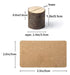 Jofefe - 12 Premium Wooden Card Holders and 24 Kraft Cards 2