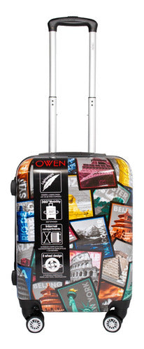 OWEN Travel Carry On Suitcase Flamingos Print OW40006 20" 5