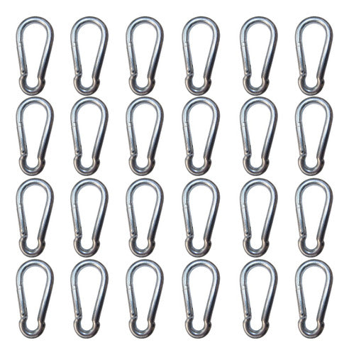 CW Locking Carabiner Galvanized Steel 5 X 50 35 Kg X 10 1