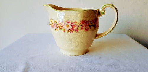 Jarra En Loza Inglesa Antigua Wedgwood Blossom Time 1