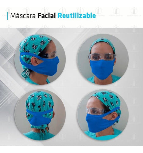 Reusable Anatomic Washable Nose Mouth Cover Mask 2