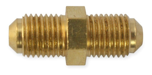 GR FRENOS Double Union for Brake Brass (m-m) 3/8x24 (x2) with Cone 1