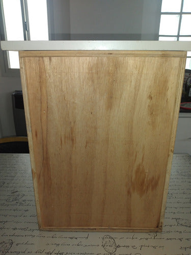 Cajon Madera Maciza 36 Cm Ancho X 49 Cm Largo X 11 Cm Alto 1