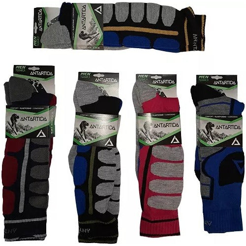 Antartida Combo Medias Tecnicas Hombre X3 + Guantes 1°piel 0