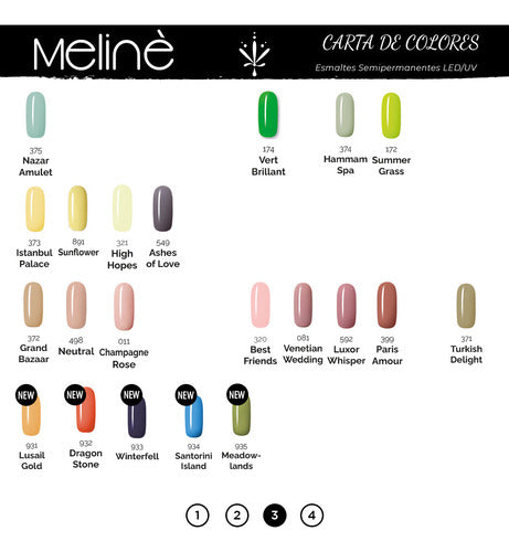 8 Esmaltes Semipermanentes Gel Uv/led Meliné Uñas Manicuria 5