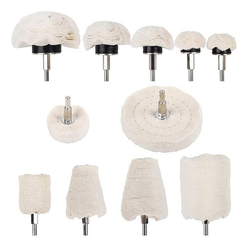 Kit De Pulido De 11 Pcs Con Varillas Hexagonal De 6,4 Mm 0