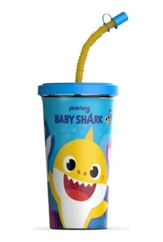 Baby Shark Official Licensed High Baby Cup with Lid and Straw 0