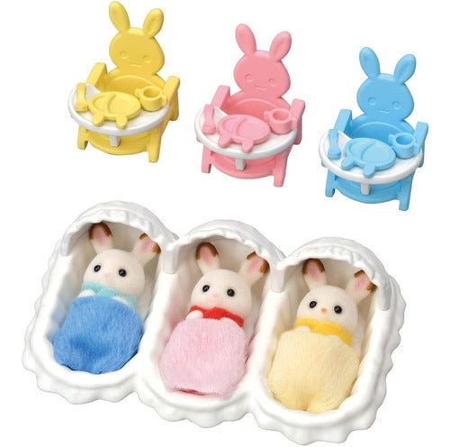 Calico Critters Sylvanian Families Triplets Care Set 0