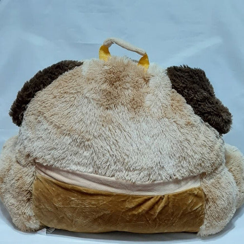 Plush Back Support Pillow Pajama Holder for Kids 3
