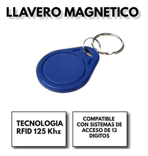 Pronext RFID 125 KHz Magnetic Keychain for Access Control - Pack of 5 1