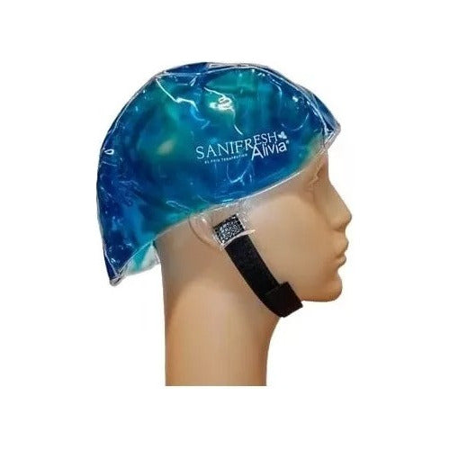 Sanifresh Alivia® Cooling Gel Headache Helmet Hydrogel Cephalalgia 0