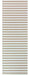 Vinyl Kitchen Rug Striped Beige White 60x200 Kreatex 1